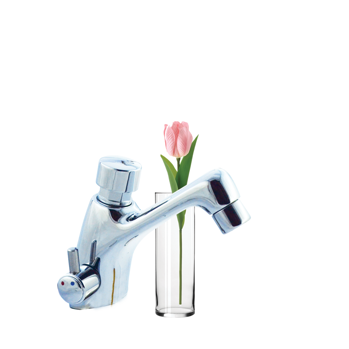 Stop Tap Basin mixer hot-cold