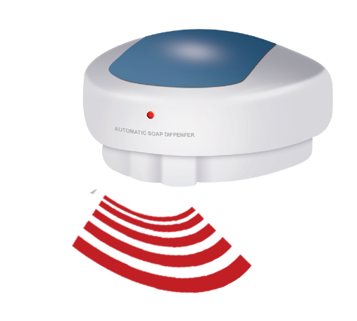 Photocell soap distributor